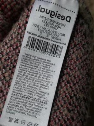 Desiugal mickey luxusny,kvalitny,trendy sveter s-l, desigual,m