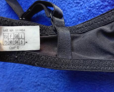 3 vystužené podprsenky košík c, 75c