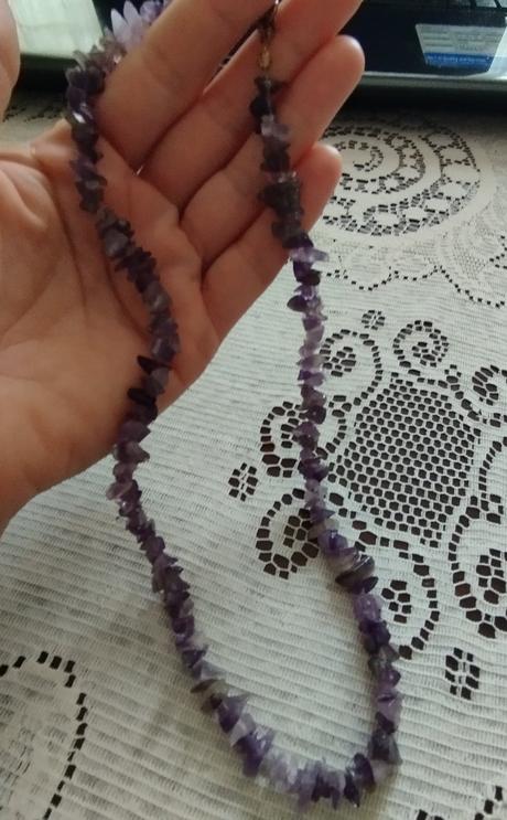 Náhrdelník ametyst,