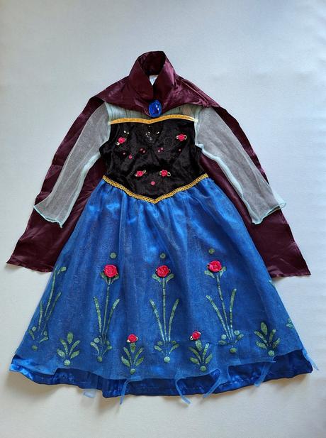 Anna frozen karnevalový komplet kostým v. 98-104,