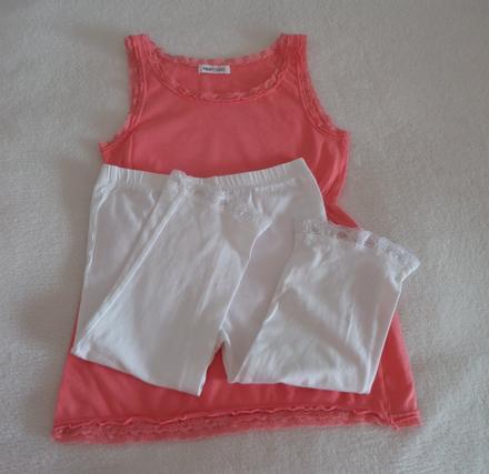 Legíny + tričko grátis, okay,122