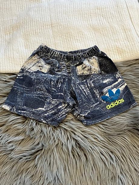 Chlapčenské šortky vzorované adidas, adidas,74