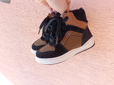 Prechodné kožené topánky friboo, 24