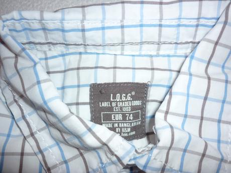 Pekna košeľa pre malého frajera, h&m,74
