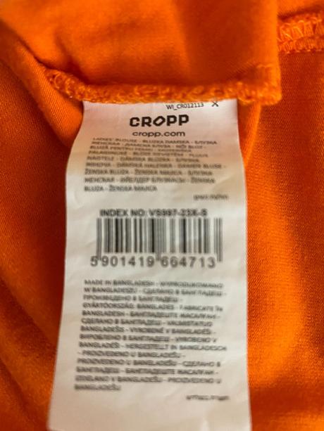 Tričko - top cropp v. s, s