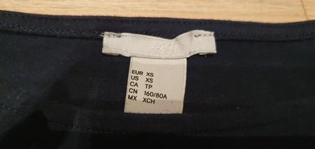 Tričko s pruhmi, h&m,xs
