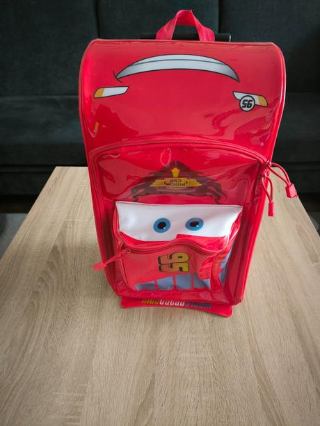 Detský cestovný kufor mcqueen na kolieskach, 