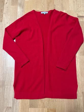 Krasny kasmirovy kardigan, 100 perc. kasmir, s