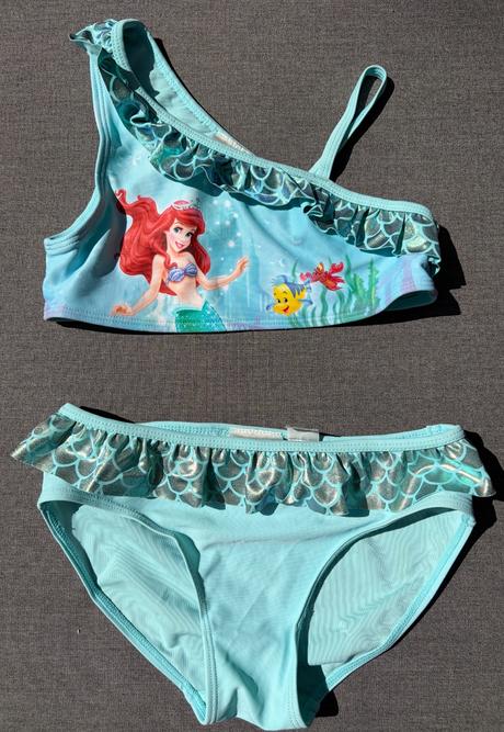 Dvojdielne plavky s motívom ariel, h&m,122