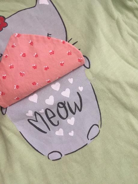 Tričko s mačičkou, benetton,68