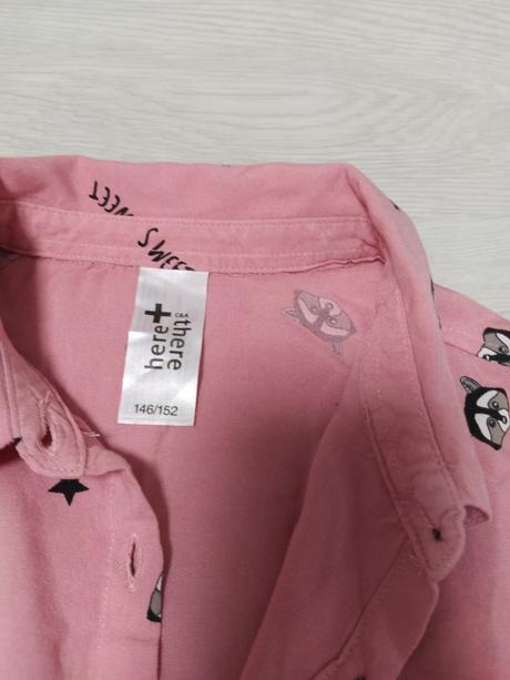 Ružová blúzka.vel.146-152, c&a,146