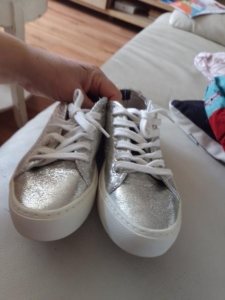 Zara strieborné tenisky, zara,37