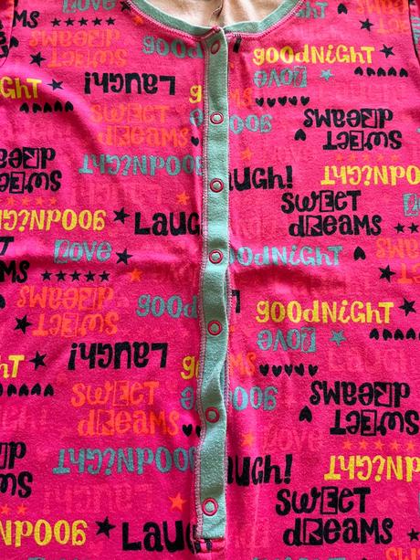 Pyžamkový overal s nápismi 122/128, george,122