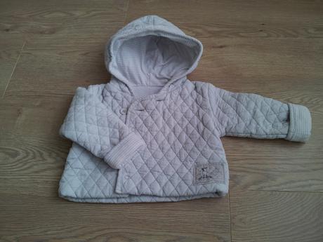 Svetlosivy kabatik top stav, f&f,80