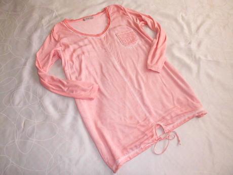 Lososové blúzko-tričko, l