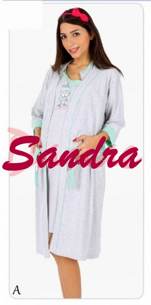 Tehotenská súpravička župan a nočná košeľa, vienetta secret,l / m / s / xl