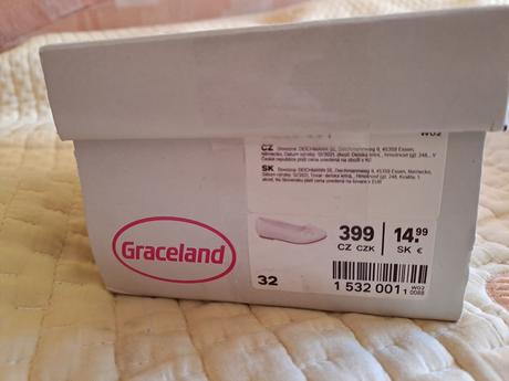 Topánky balerinky, graceland,32