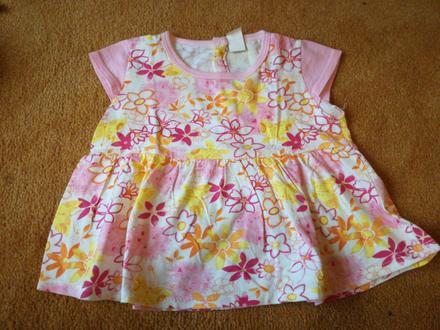 Šaty 68/74 s poštou, 74