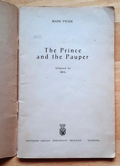 The prince and the pauper, mark twain,