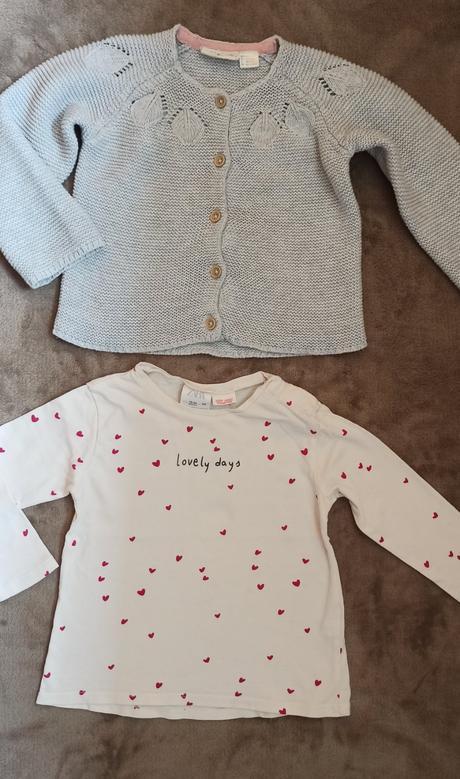 Svetrík, tričko 86 -92, zara,86