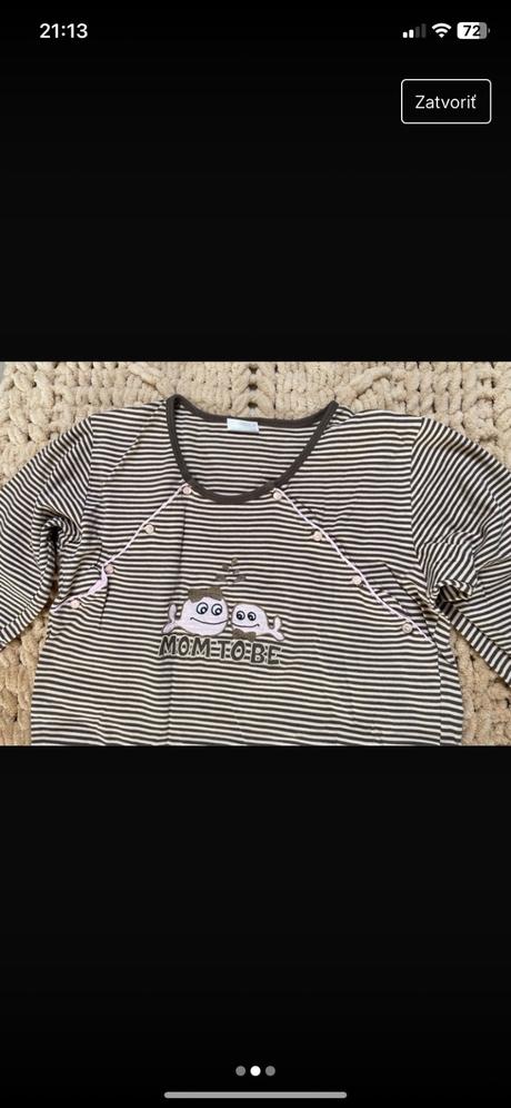 Predám tehotenskú / kojacu dojčensku nočnú košeľu, xxl