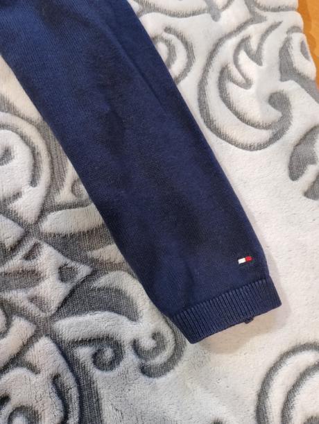 Tommy hilfiger pima cotton  v-neck pulóver, tommy hilfiger,m