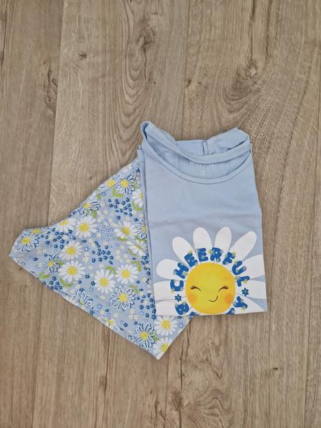 Pyžamo bavlnené mayoral bledomodré krátke, mayoral,152