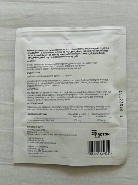 Resveratrol 500 mg, 