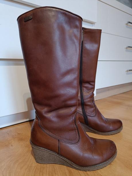 Kožené čižmy lasocki ccc, lasocki,36