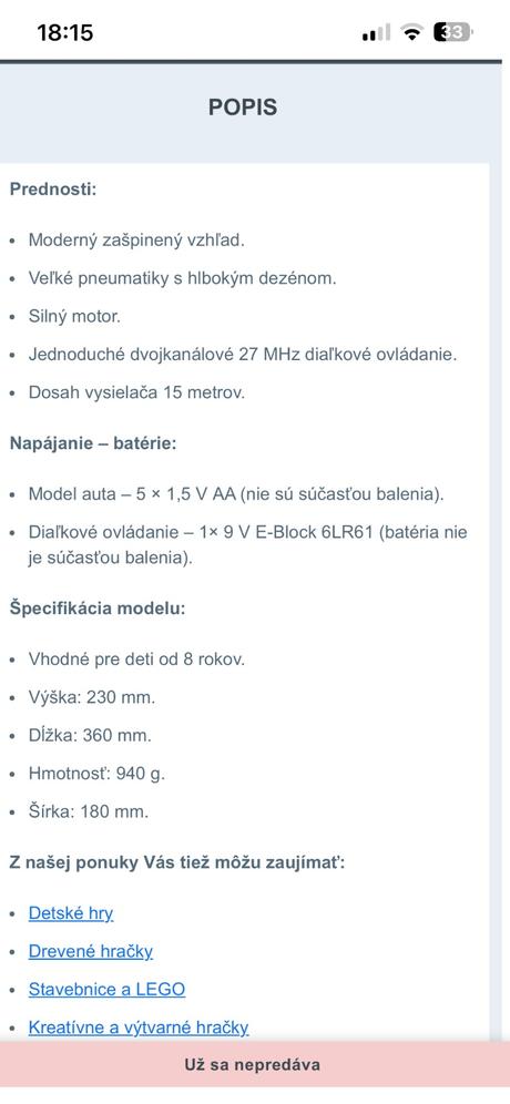 Revell controldirt scout monster terénne auto,