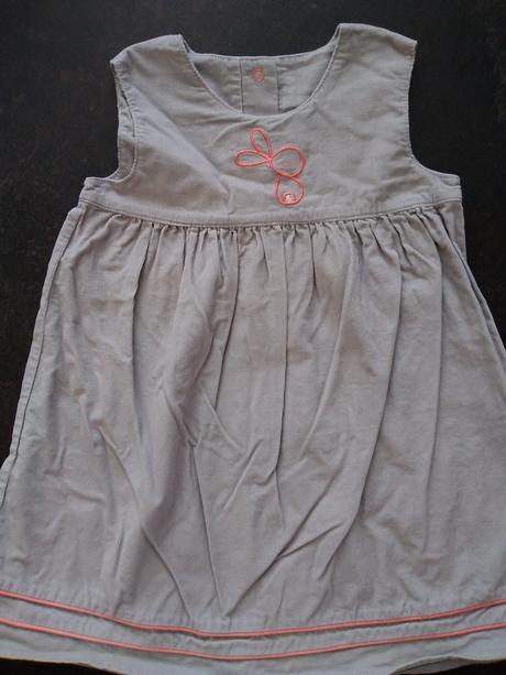 Šatky z jemného menžestru 9-12m., f&f,80