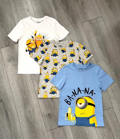 3x mimoň tričko veľ. 134, c&a,134