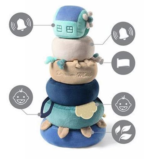 Babyono hračka edukatívna dream mill modrá 0m+, 