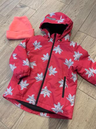 Reima nuotio zimná bunda a merino čiapka 110/116, reima,110