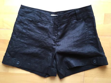 Slušné čierne krátke nohavice pas 42x2, promod,40