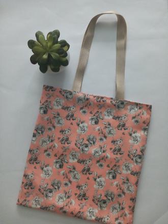 4-taška marhuľová vzor ruža,