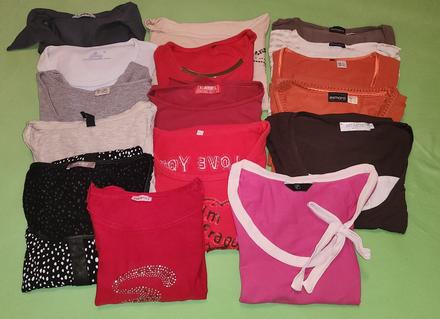 Balík dámskych tričiek s dlhým rukávom, s