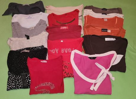 Balík dámskych tričiek s dlhým rukávom, s