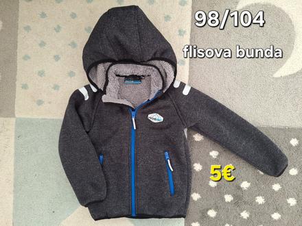 Flisova bunda 98/104, 104