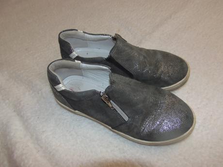 Topánky kožené, lasocki,34