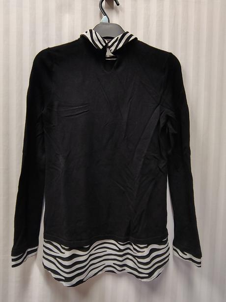 Dámsky čierno biely pulóvrikový top, orsay, m/l, orsay,l