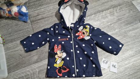 Zateplená bundička minnie 3-6m, disney,68