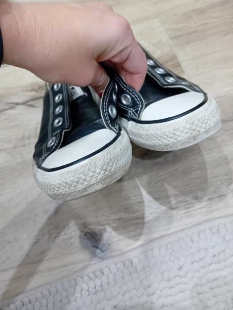 Čierne kožené converse tenisky, converse,39