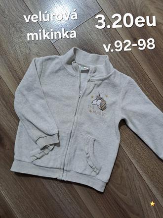 Velúrová mikina, 92