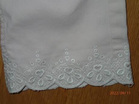 Biele a ružové 3/4 rifle hm, h&m,134