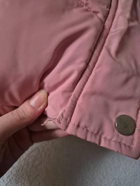 Zateplená dievčenská zimná bunda, primark,140