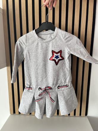 Dievčenské šaty s hviezdou, 98