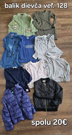 Balík dievča veľ.128, 122–134