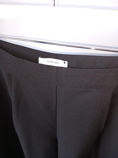 Čierne nohavice reserved 40/l, reserved,l