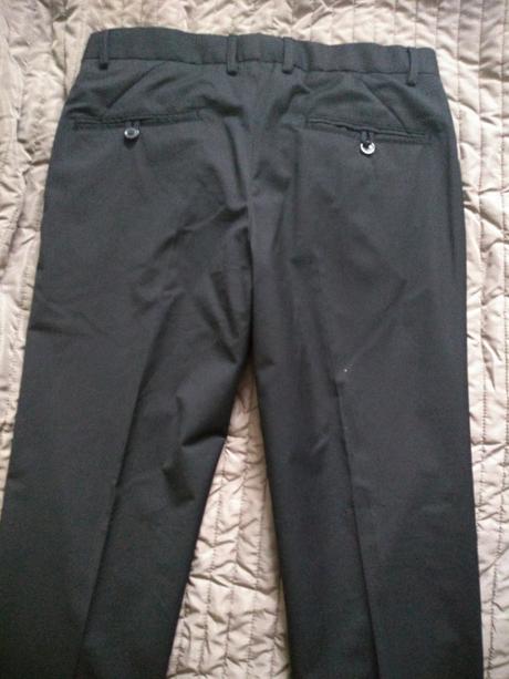 Cierne spolocenske nohavice, h&m,46